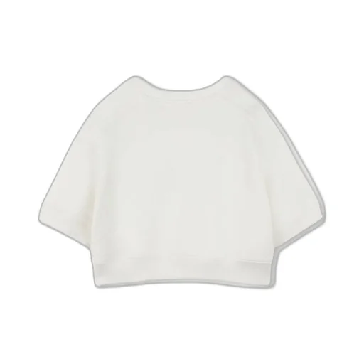 Chloé Kids Logo Printed Crewneck Sweatshirt