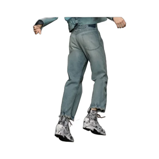 Maison Margiela Distressed High-Waist Jeans