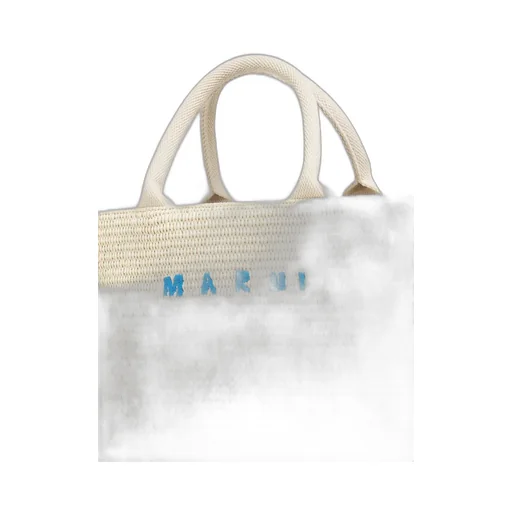 Marni Tropicalia Logo Embroidered Small Tote Bag