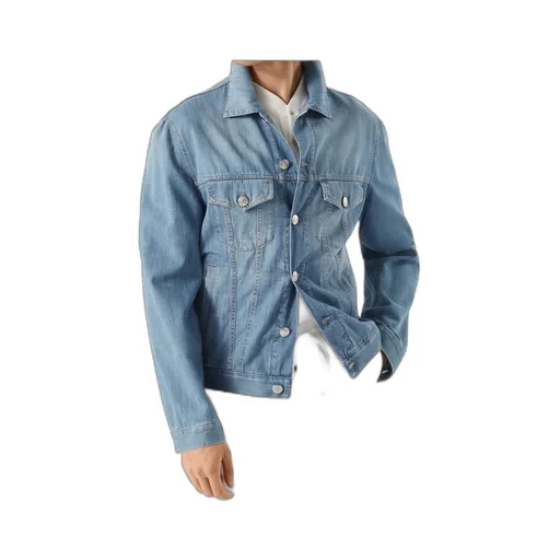 Brunello Cucinelli Lightweight Old Denim Four-Pocket Jacket