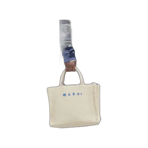 Marni Tropicalia Logo Embroidered Small Tote Bag
