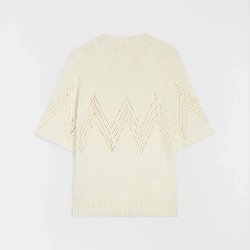 Cotton Pointelle T-Shirt