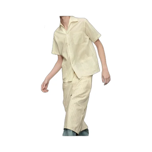 Short-Sleeve Silk Shirt