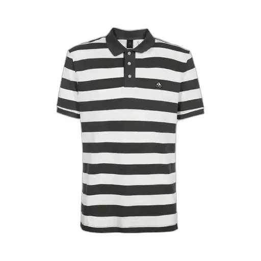Stripe Print Polo Shirt
