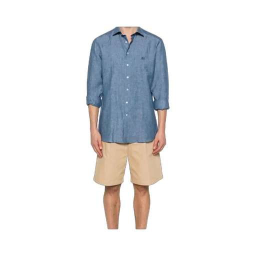Etro Logo Embroidered Long Sleeved Shirt