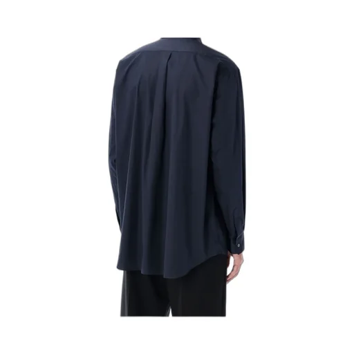 Comme Des GarÇOns Shirt Curved Hem Buttoned Shirt