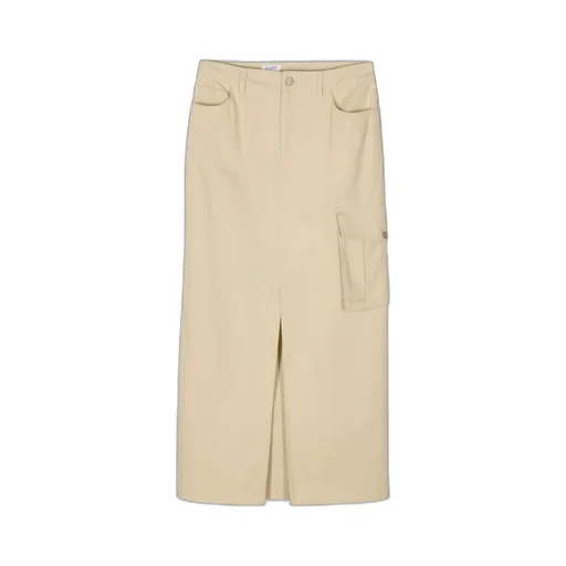 Slitted Maxi Skirt