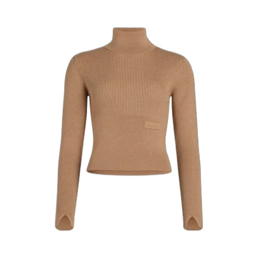 Logo-Appliqué Rib-Knit Jumper