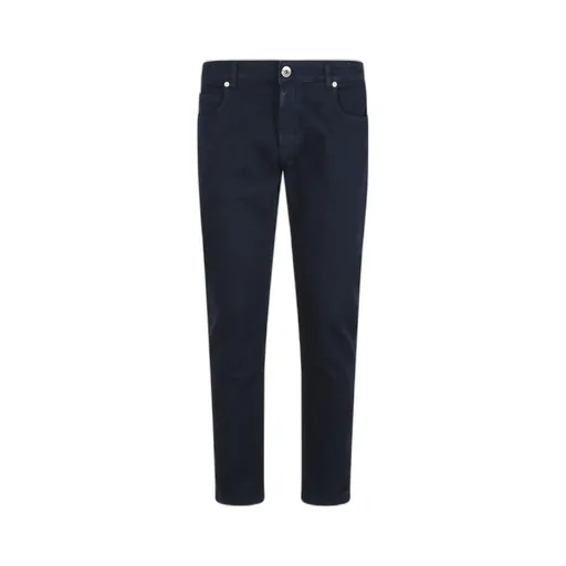 Low-Rise Tapered Jeans