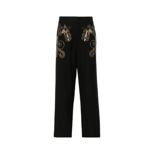 Beaded Tapered Trousers Forte Forte