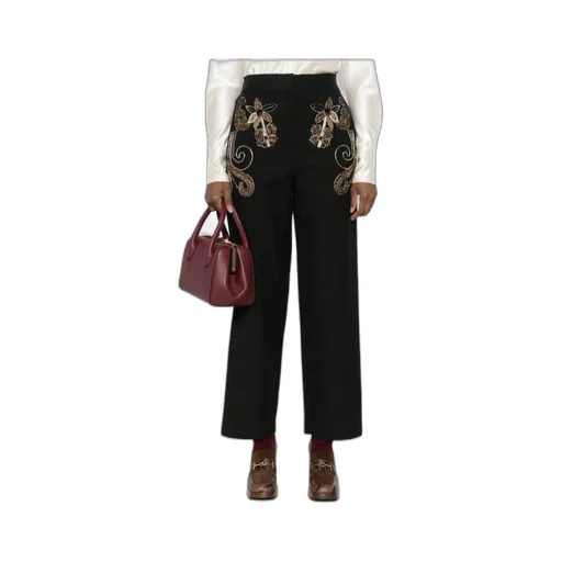 Beaded Tapered Trousers Forte Forte
