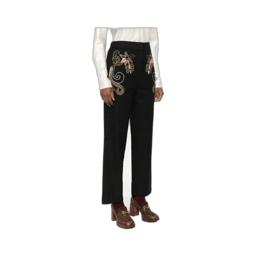 Beaded Tapered Trousers Forte Forte
