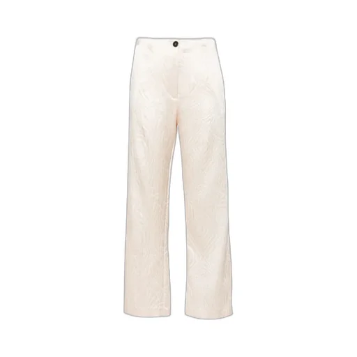 Patterned Straight Trousers