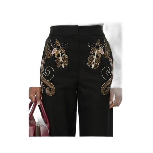 Beaded Tapered Trousers Forte Forte