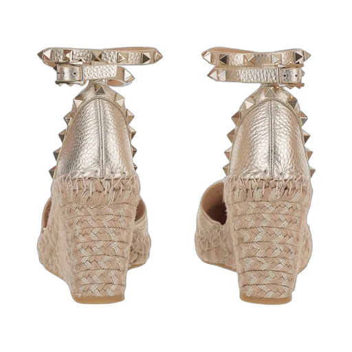 Studded Wedge Heels