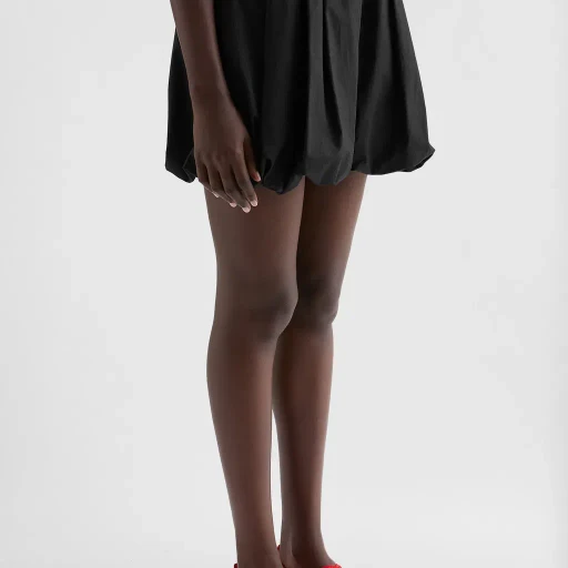Cotton Poplin Balloon Shorts