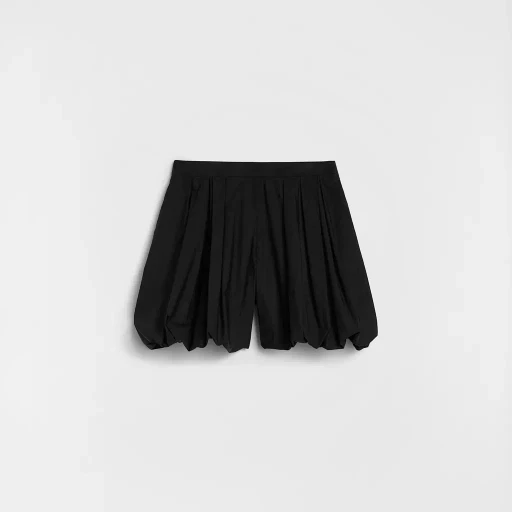 Cotton Poplin Balloon Shorts