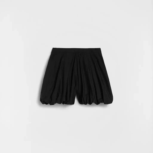 Cotton Poplin Balloon Shorts