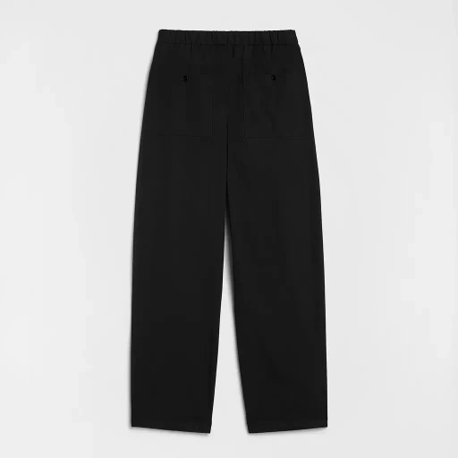 Cotton Poplin Cargo Trousers
