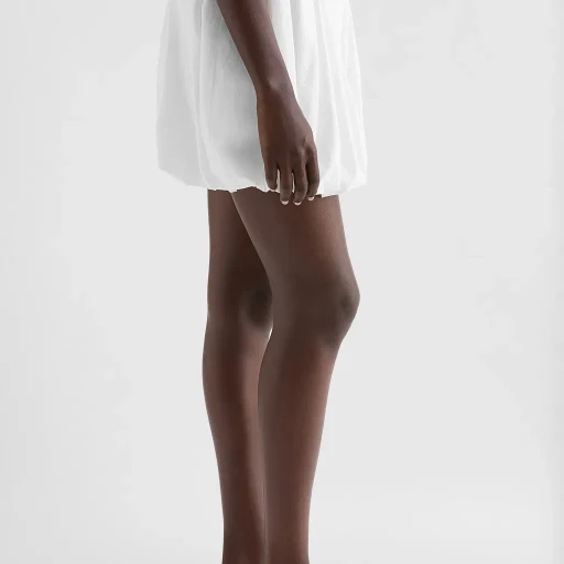 Cotton Poplin Balloon Shorts