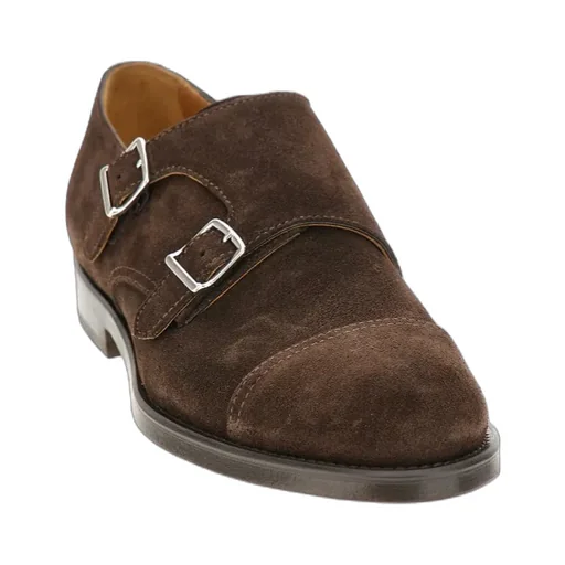 Doucal's Double Buckled Monk Shoes