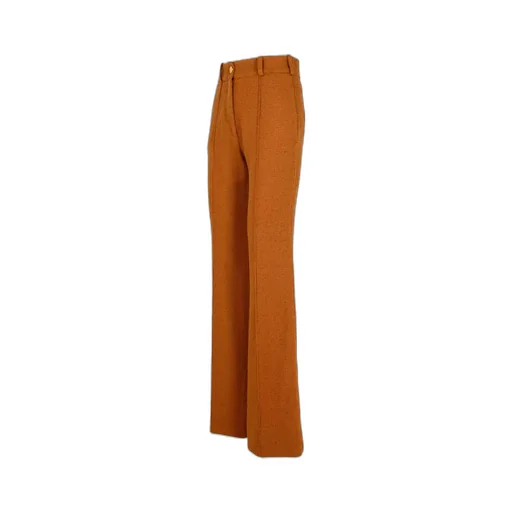 Patou Crease Detailed Flared Pants