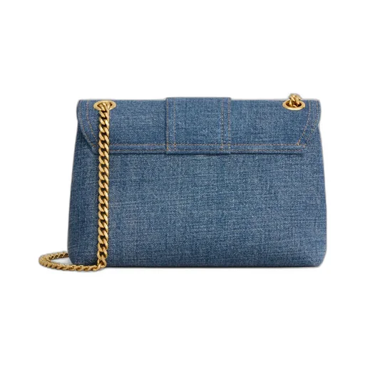 Medium Celine Victoire Bag In Denim