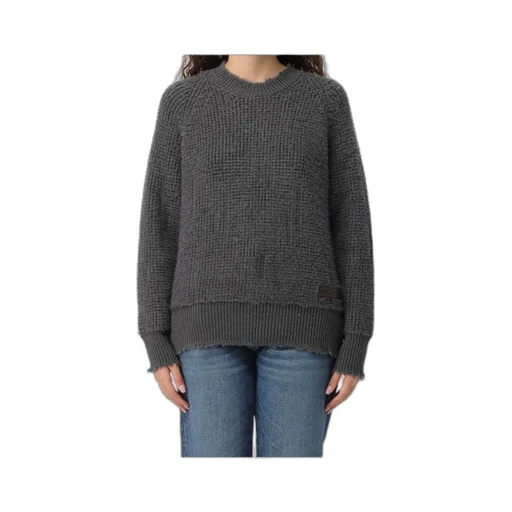Crew Neck Long-Sleeved Sweater