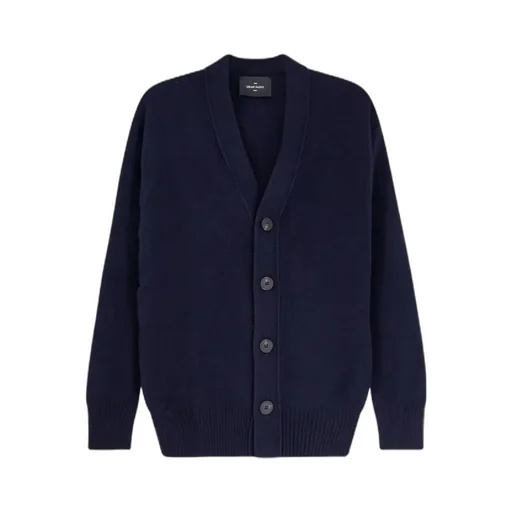 Buttoned Wool Cardigan