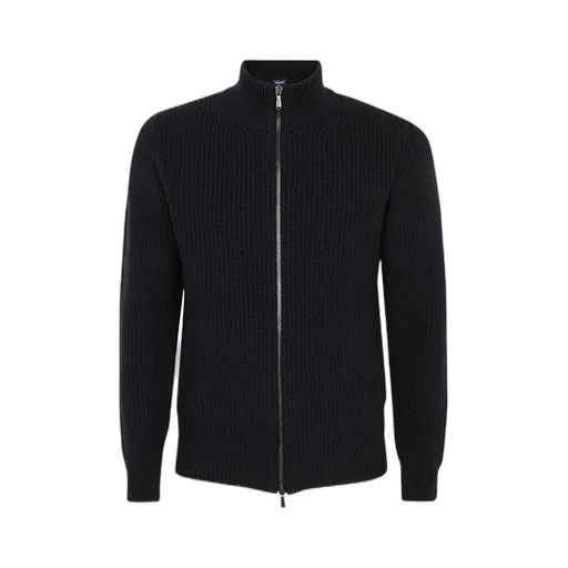 Zippered Sweater Cardigan