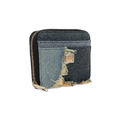 Dolce & Gabbana Logo Plaque Vintage Effect Wallet