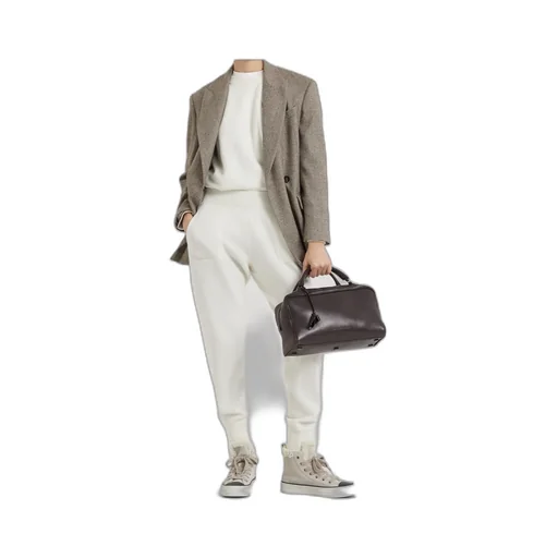 Brunello Cucinelli Logo Patch Knitted Jumper