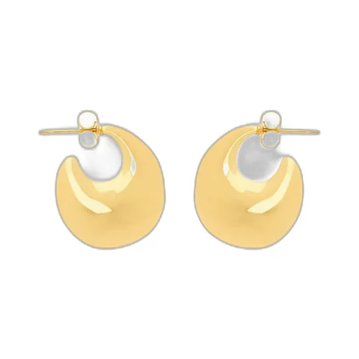 Saint Laurent Teardrop Hoop Earrings