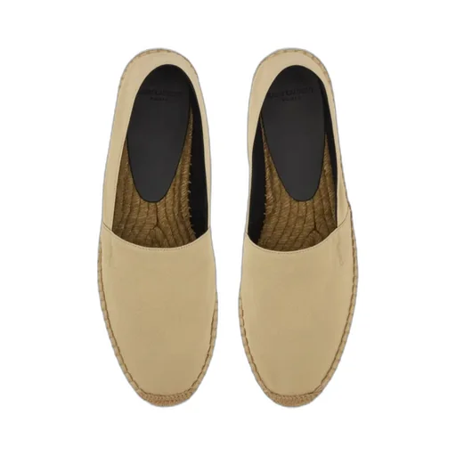 Saint Laurent Logo Embroidered Slip-On Espadrillas