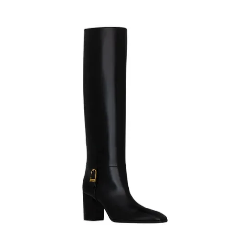 Saint Laurent Julia Square Toe Boots