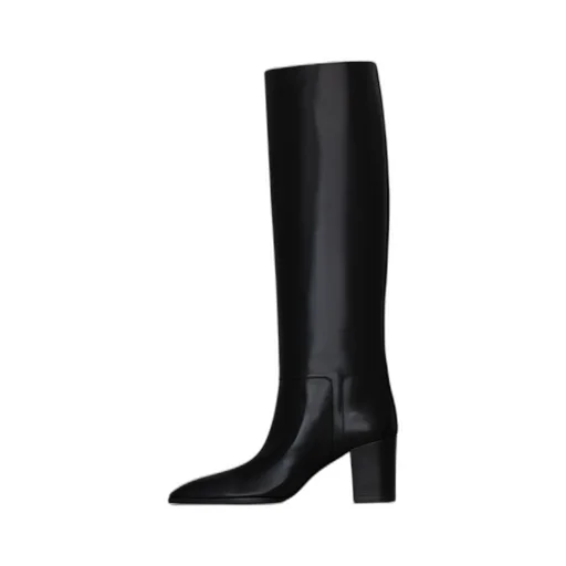 Saint Laurent Julia Square Toe Boots
