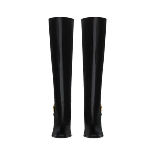Saint Laurent Julia Square Toe Boots