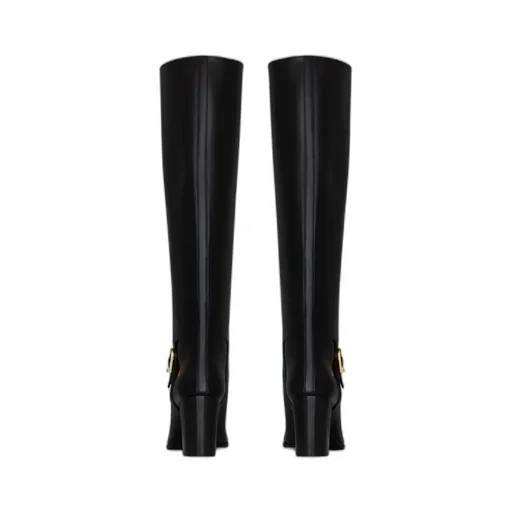 Saint Laurent Julia Square Toe Boots