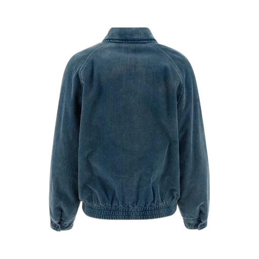 Miu Miu Logo-Detailed Zipped Jacket