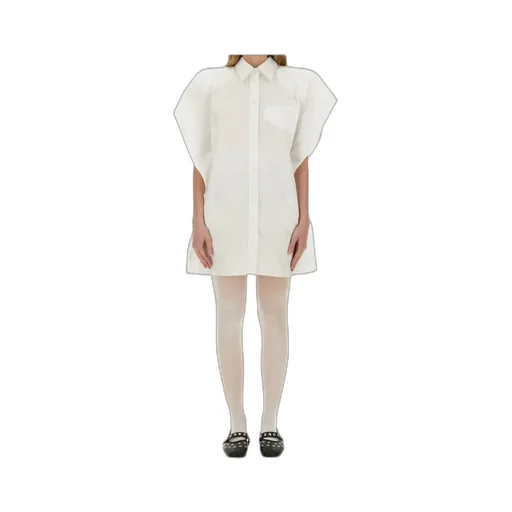 Stella Mccartney Short-Sleeved Mini Shirt Dress