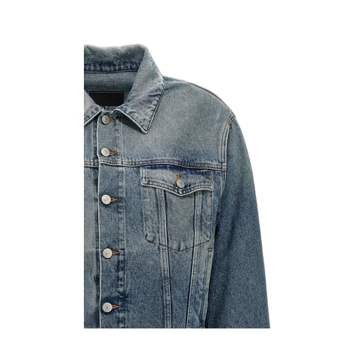 Mm6 Maison Margiela Cut-Out Denim Jacket
