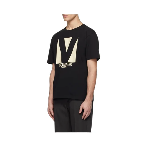 Valentino Chez Valentino-Printed Crewneck T-Shirt