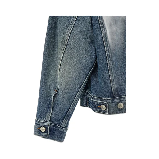 Mm6 Maison Margiela Cut-Out Denim Jacket