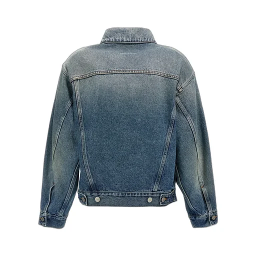 Mm6 Maison Margiela Cut-Out Denim Jacket