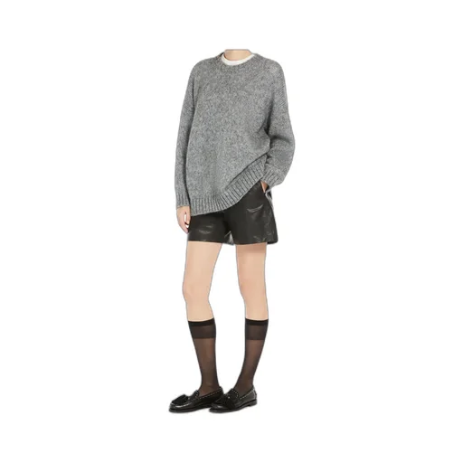 Weekend Max Mara Leather Shorts