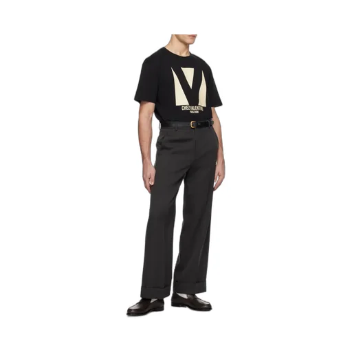 Valentino Chez Valentino-Printed Crewneck T-Shirt