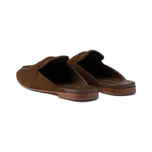 Prada Triangle-Logo Mules