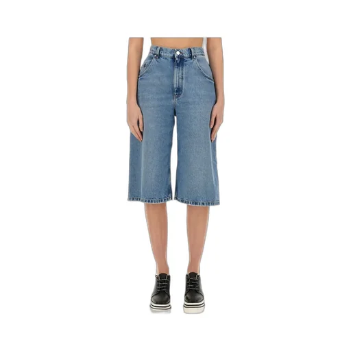 Stella Mccartney Straight Leg Denim Shorts