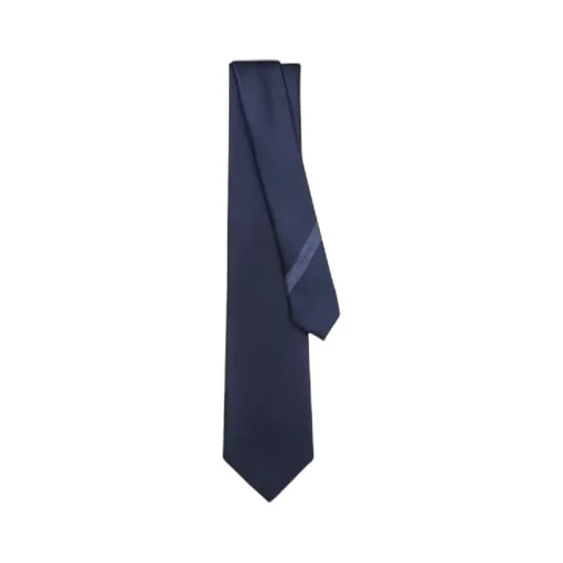 Ferragamo Logo Patch Pointed-Tip Tie