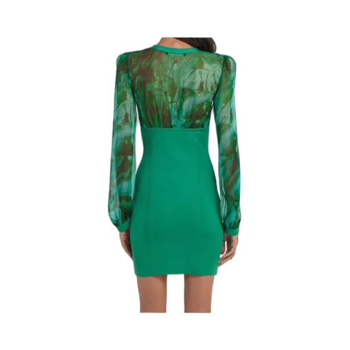 Abstract-Print Mini Dress